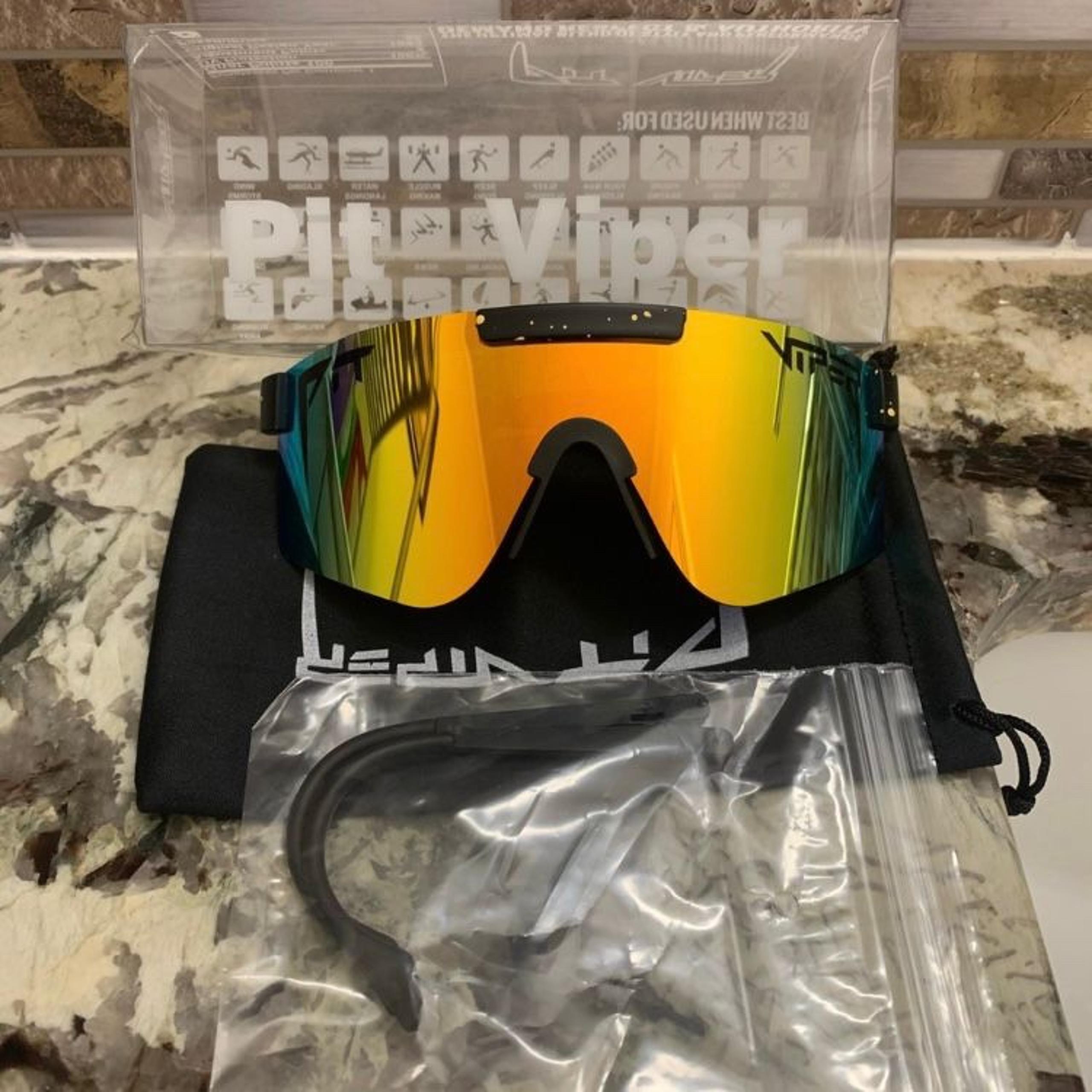 Viper Polarized Men Sport Sunglasses Driving Pilot Fishing Pit Wrap Glasses 06
