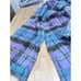 Women 70’s Vintage Scotland Andrew Stewart Mohair Cape Shawl Tartan Nice Colors