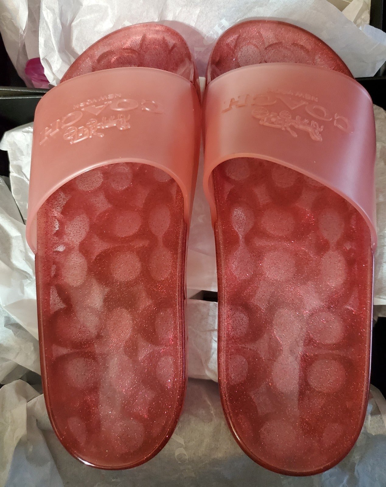 Coach Ulyssa Jelly Water Resistant Pool Slides