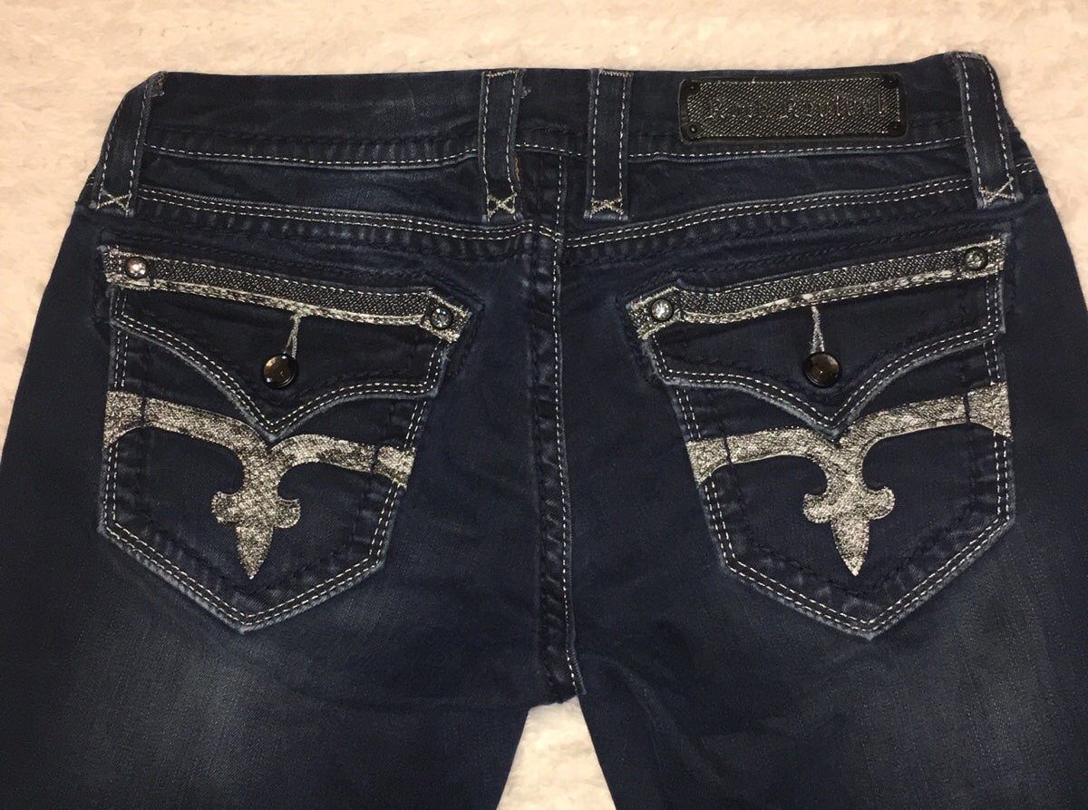 Rock Revival Jeans women size 29 Leah Boot