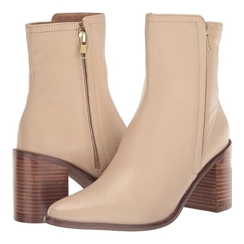 Seychelles Women's Desirable Fashion Ankle Boot, Off-White Size 8.5 Stacked Heel