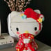 Hello Kitty Ceramic Geisha/Kimono Cookie Jar -Sanrio