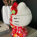 Hello Kitty Ceramic Geisha/Kimono Cookie Jar -Sanrio