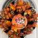 Halloween Mickey and Minnie Mouse Wreath