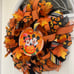 Halloween Mickey and Minnie Mouse Wreath