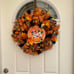Halloween Mickey and Minnie Mouse Wreath