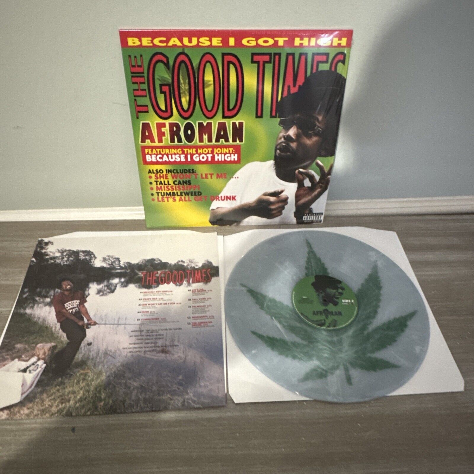 Afroman THE GOOD TIMES Hazy White Smoke ETR212 2LP Vinyl -