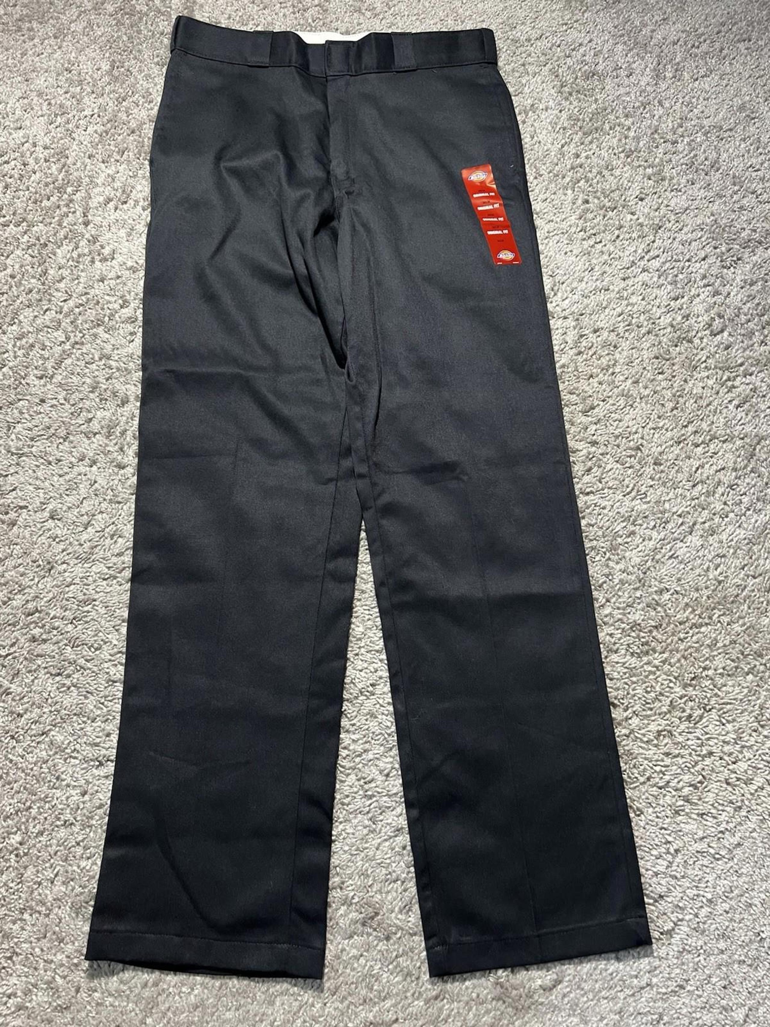 NWT Dickies 874 Black 34x34 Mens Original Fit Work Pants Flex Cotton Polyester