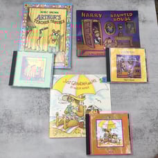 Living Books Lot Of 3 CD’s And Books Arthur Grandma And Me Harry Haunted House