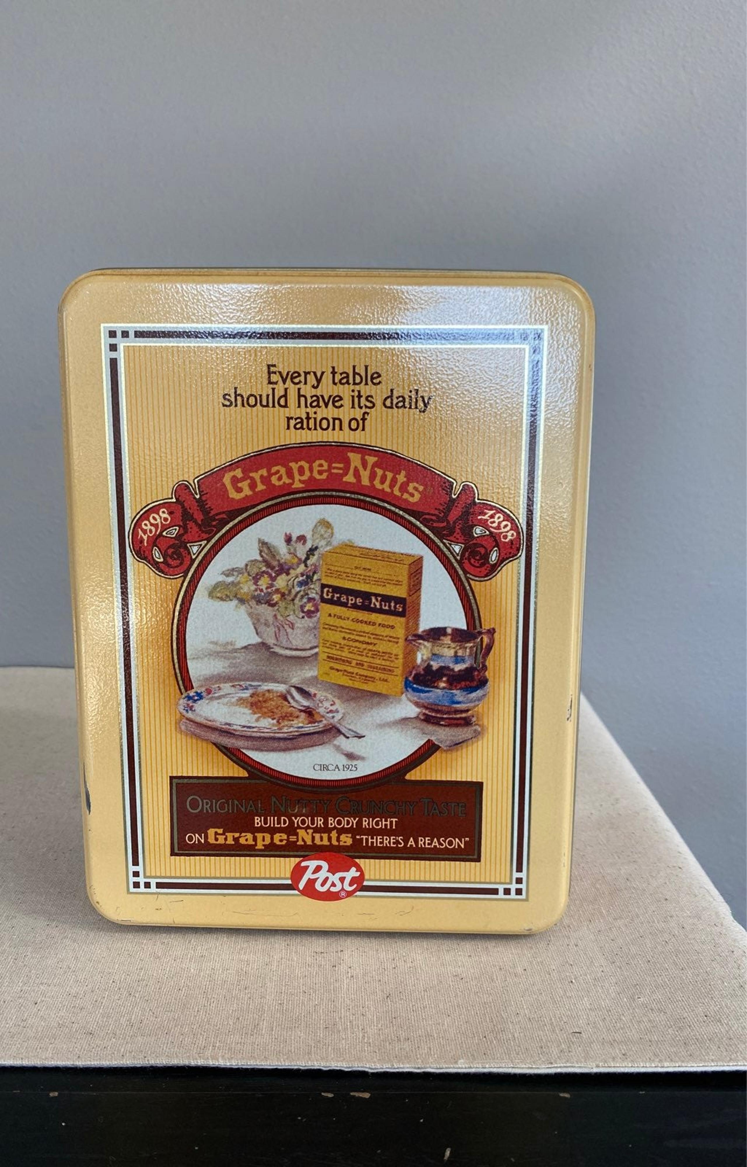 Vintage Grape Nuts Tin