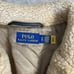 POLO RALPH LAUREN Sherpa Fleece Moto Jacket Leather Trim Women’s Size Small