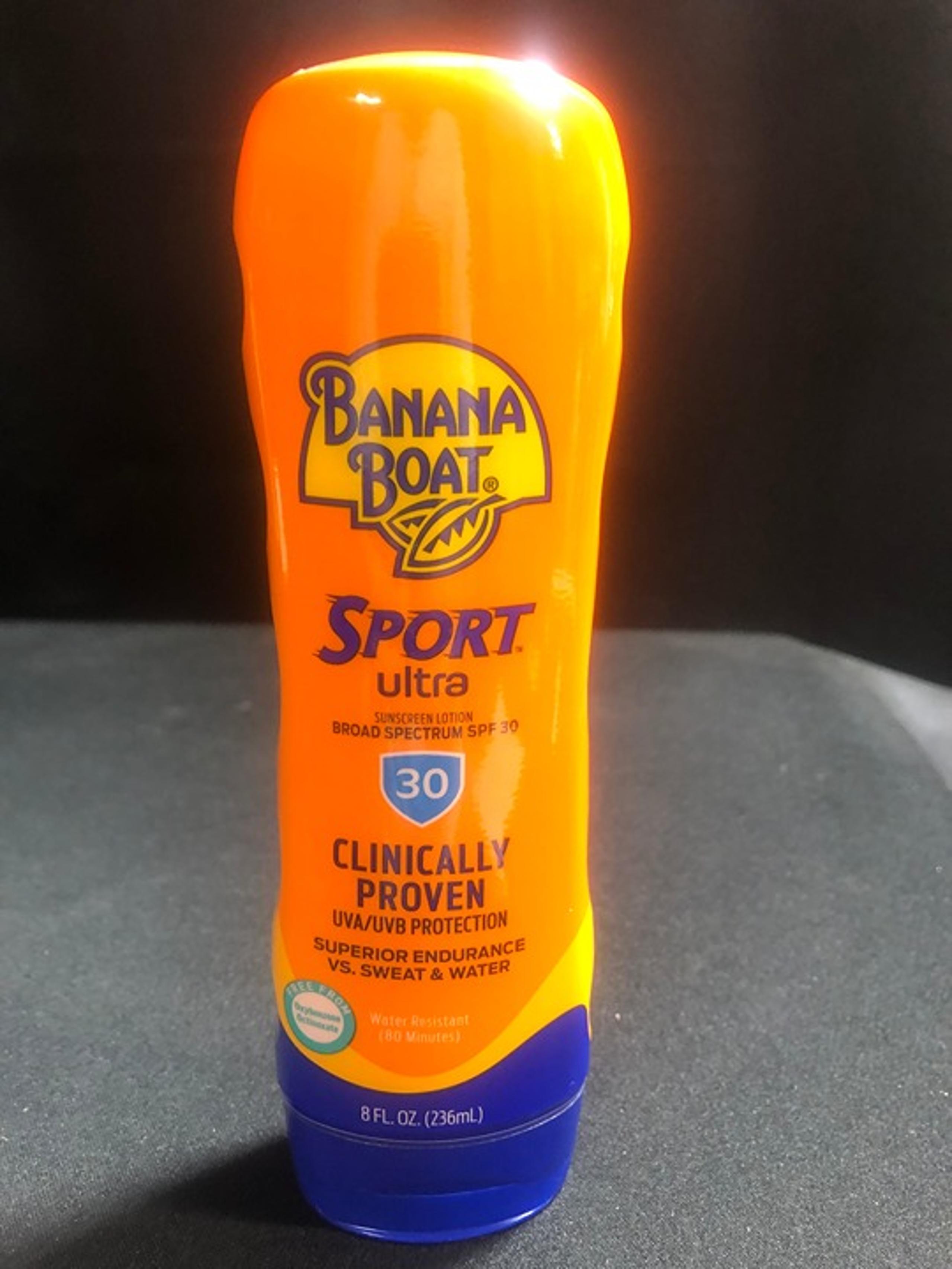 Banana Boat Ultra Sport Sunscreen Lotion, Broad Spectum SPF 30, 8 Fl Oz