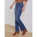 NWT L'AGENCE Sneeki Low-Rise Straight-Leg Jean, Hasting, Size 28