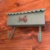Small Antique Mailbox with Carriage Emblem Scallop