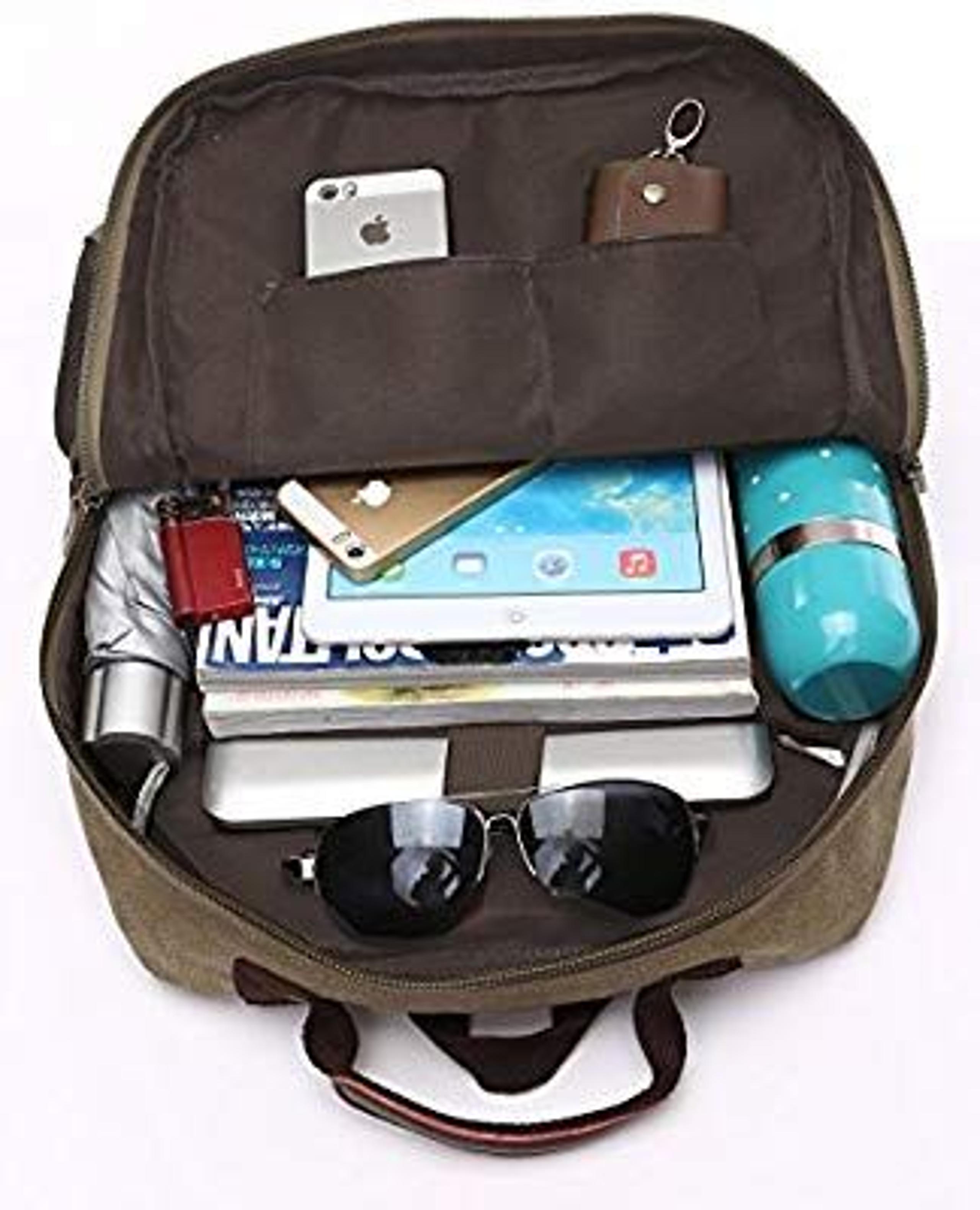 Vintage Canvas Laptop Backpack