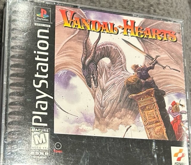 Vandal Hearts ps1 NO MANUAL