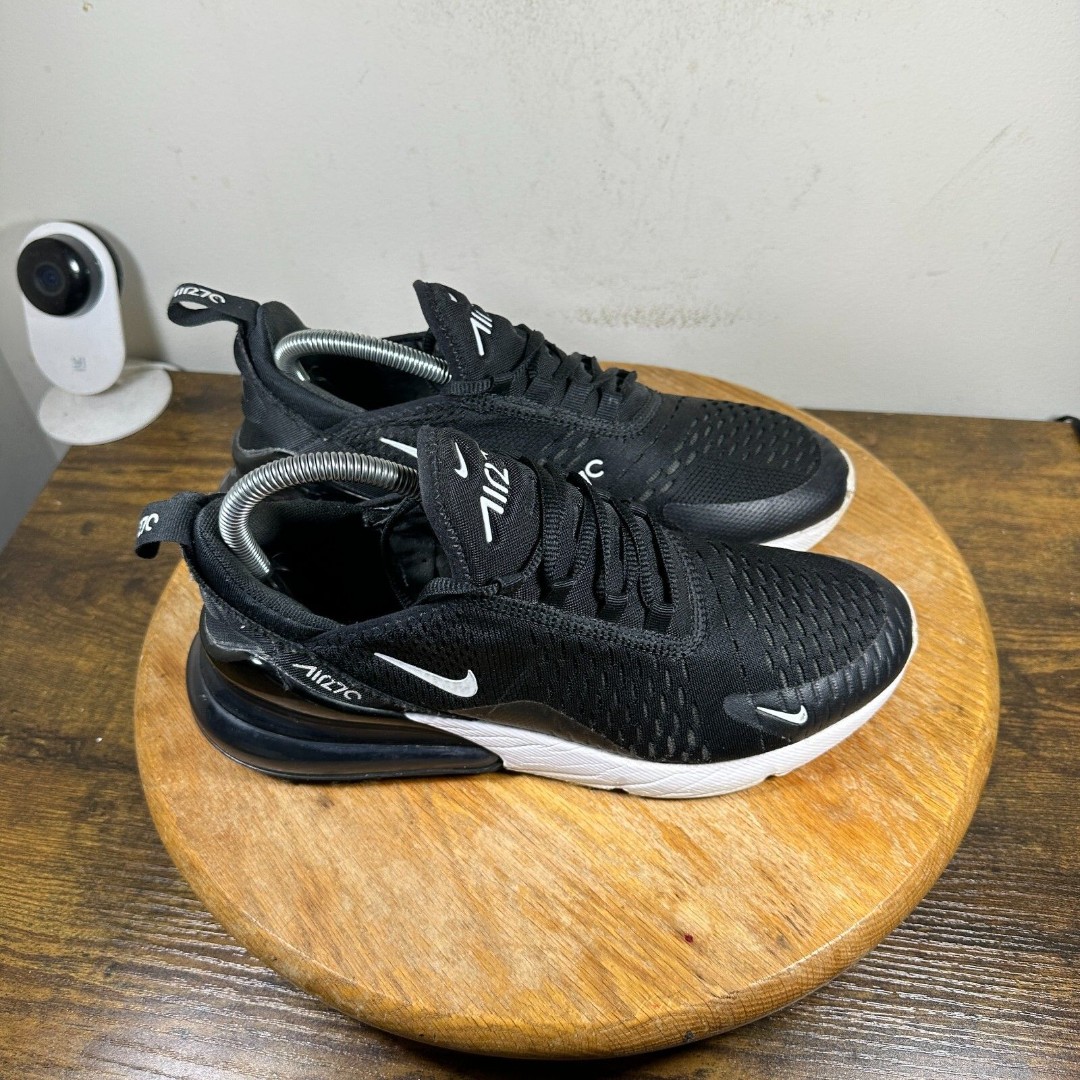 Nike Air Max 270 Women's Size 9 Black White Shoe Sneakers AH6789-001