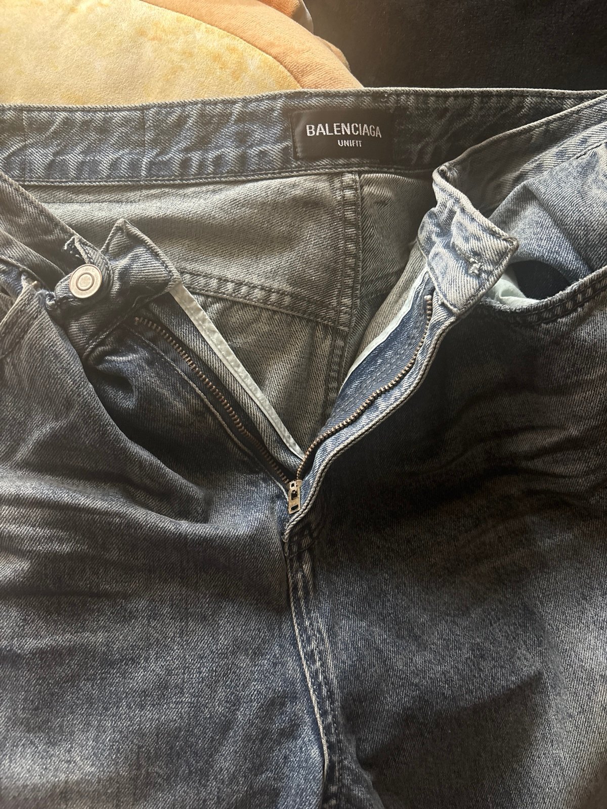 balenciaga ripped jeans fit baggy but feel nice