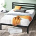 ZINUS Mia Metal Platform Bed Frame with Headboard, Wood Slat Support, Queen