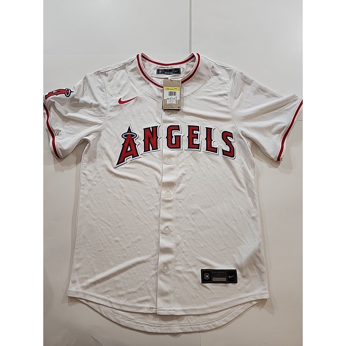 Los Angeles Angels Nike Home Jersey Brand New Size Small Men's Blank Back 175