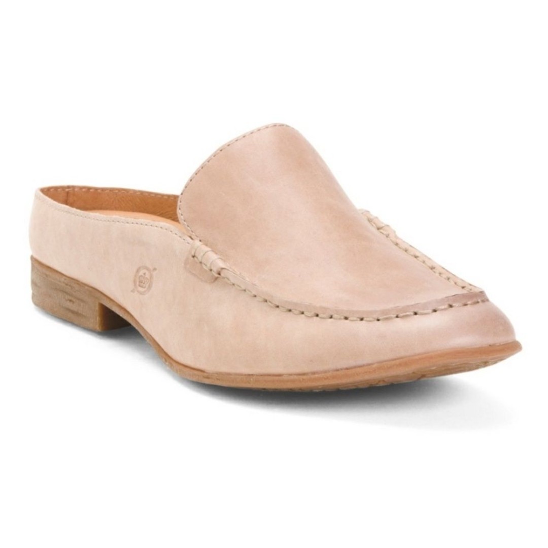 Born Graham Mule Slip On Leather Loafers Shoes size 9