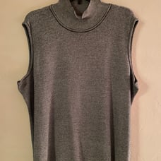 Misook Striped Turtleneck Knit Top NWT Size XL