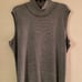 Misook Striped Turtleneck Knit Top NWT Size XL