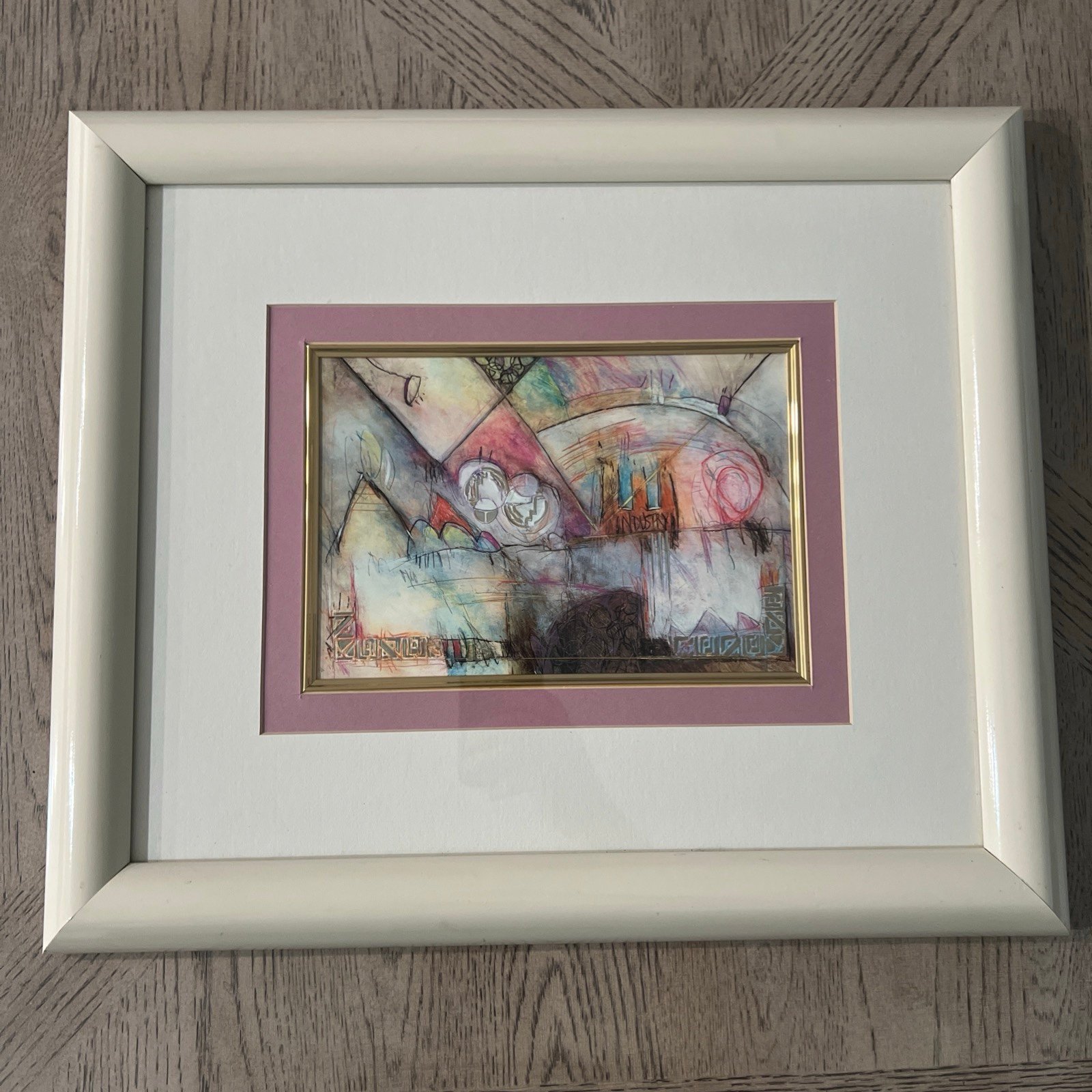 Print Geometric Abstract Industry Jay Hall ORGANIC MOTION Size 20x17