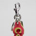 NWT Coach Coachtopia Bag Charm Bag Charm FOB Leather Purse Signature Keychain