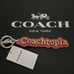 NWT Coach Coachtopia Bag Charm Bag Charm FOB Leather Purse Signature Keychain
