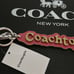 NWT Coach Coachtopia Bag Charm Bag Charm FOB Leather Purse Signature Keychain