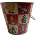 VTG 1930s REY Tin Litho Sand Pail & Shovel Cartoons Artist SLA Vigo 2 Piece Set