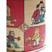 VTG 1930s REY Tin Litho Sand Pail & Shovel Cartoons Artist SLA Vigo 2 Piece Set