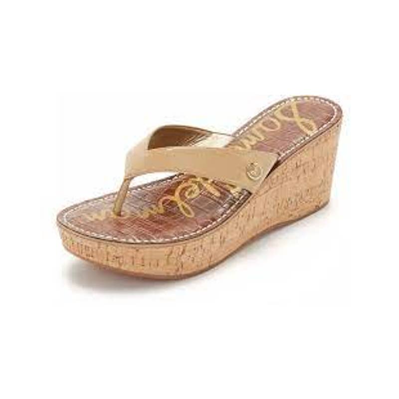 Sam edelman deals cork wedge sandals