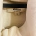 AGOLDE Balloon Sleeve Ribbed Turtleneck Sweatshirt Size S Off White 100% Cotton