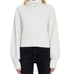 AGOLDE Balloon Sleeve Ribbed Turtleneck Sweatshirt Size S Off White 100% Cotton