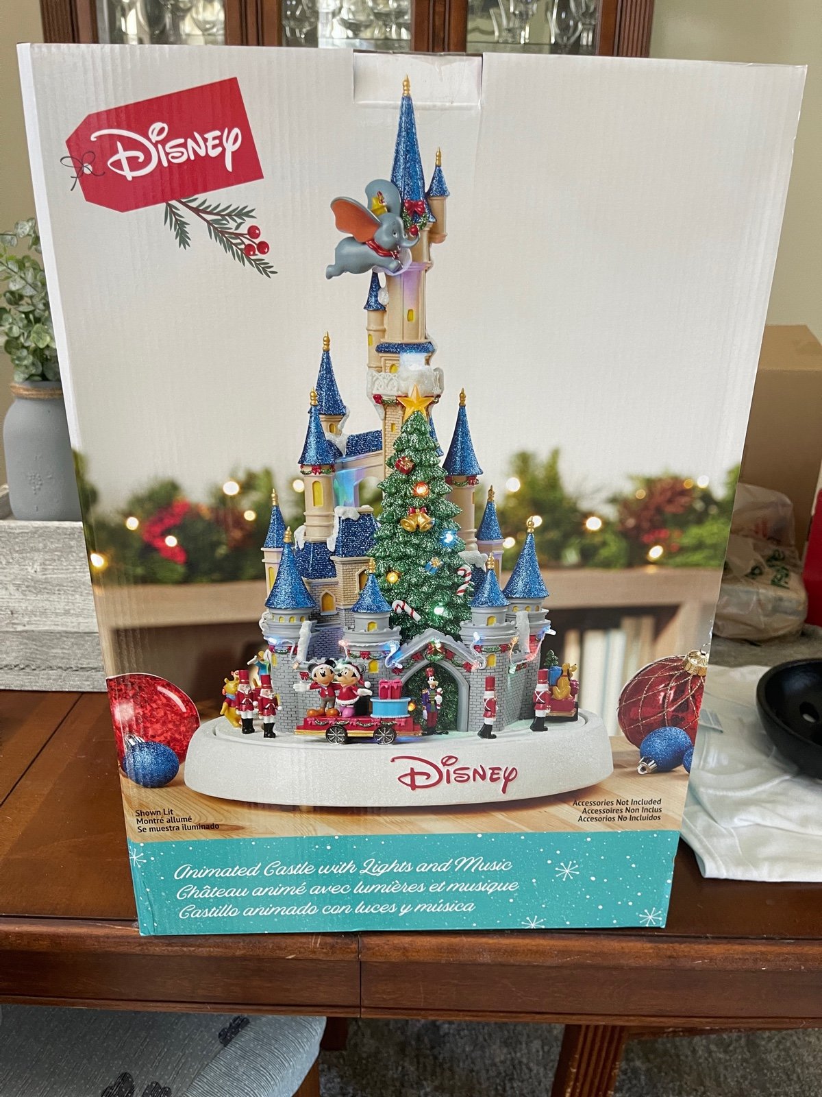 Disney Animated Christmas Holiday Castle Parade