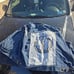 Crucified jean vest