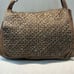 COSTANZA ROTA Italian Leather Messenger Bag Purse Brown Studs Large Flap Slouchy