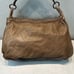 COSTANZA ROTA Italian Leather Messenger Bag Purse Brown Studs Large Flap Slouchy