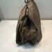 COSTANZA ROTA Italian Leather Messenger Bag Purse Brown Studs Large Flap Slouchy