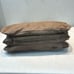 COSTANZA ROTA Italian Leather Messenger Bag Purse Brown Studs Large Flap Slouchy