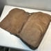 COSTANZA ROTA Italian Leather Messenger Bag Purse Brown Studs Large Flap Slouchy