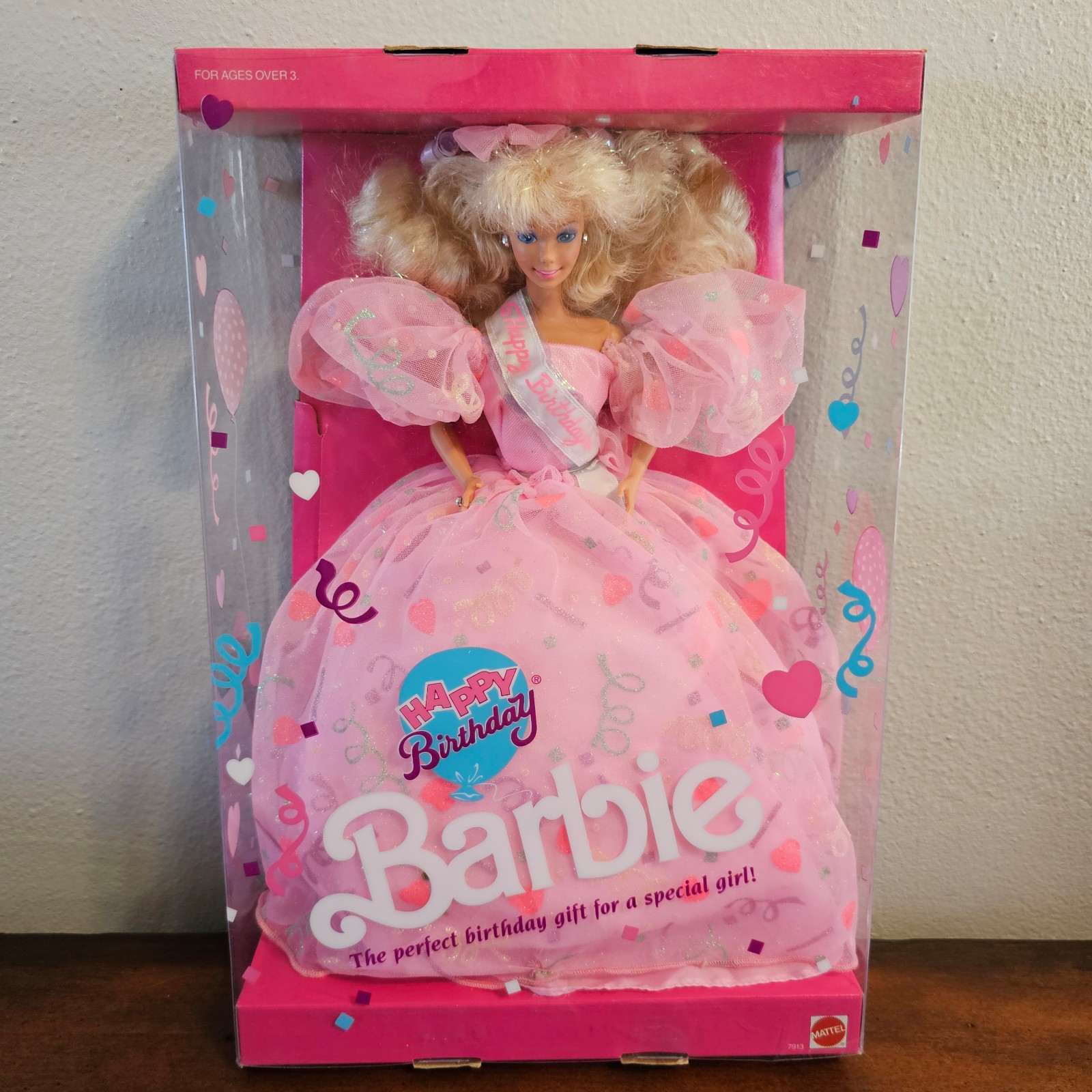 1990 Mattel Happy Birthday Barbie Doll 7913