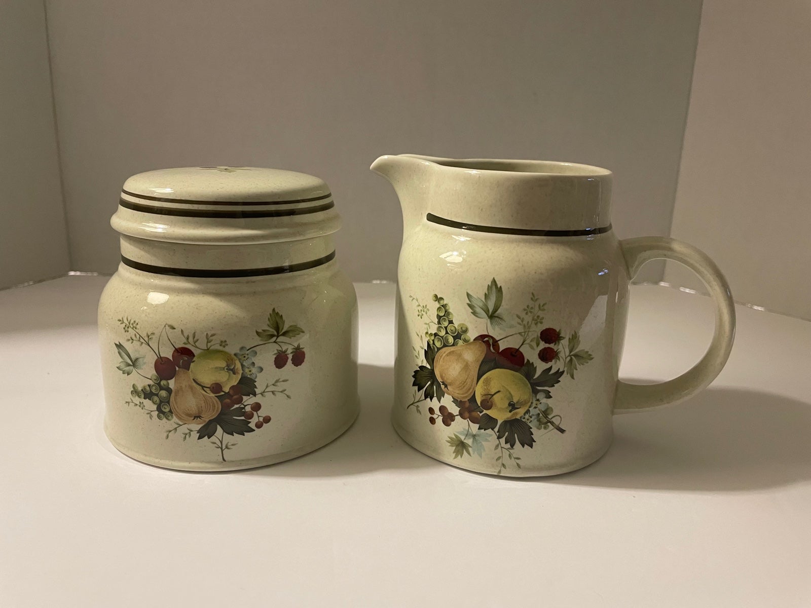 Royal Doulton Cornwall Vintage Sugar and Creamer Set Lambethware NWOT