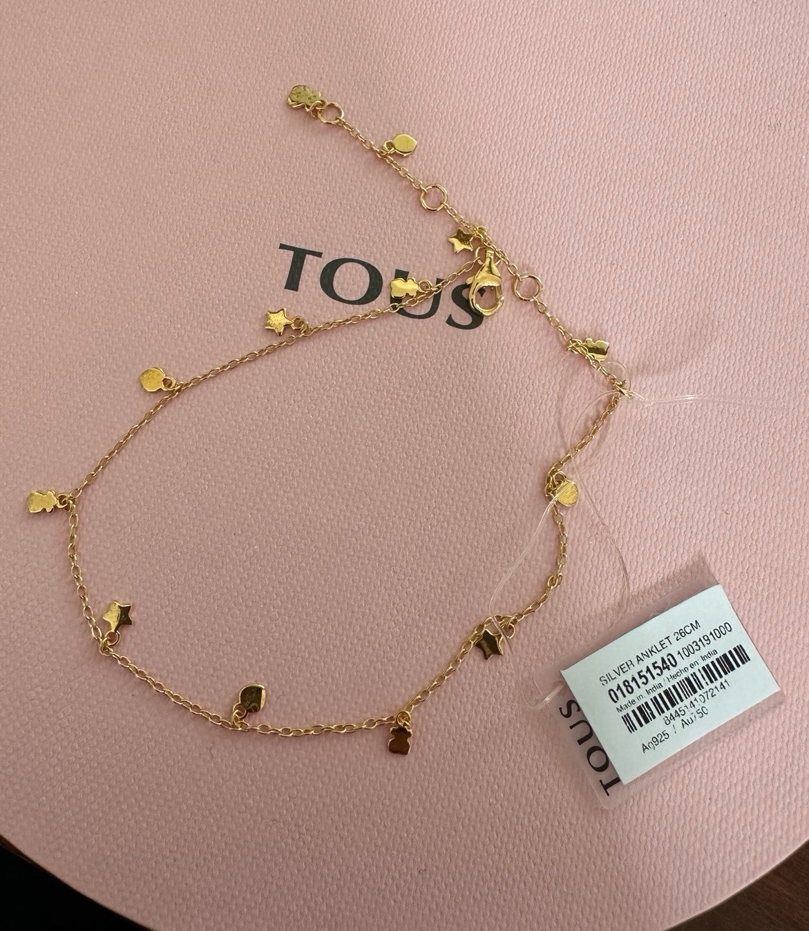 Authentic Tous Anklet