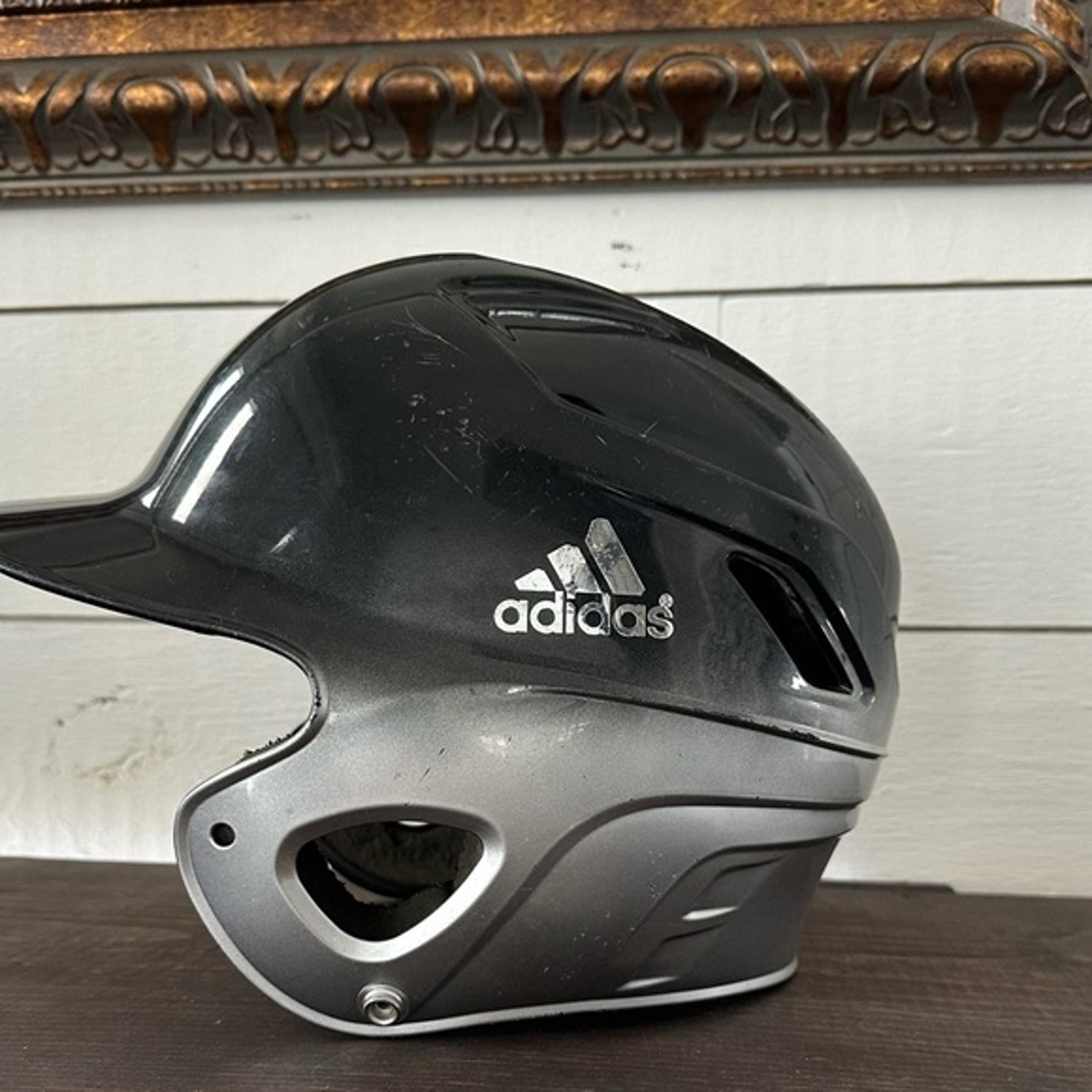 Adidas Black and Silver ClimaLite Helmet