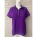 L-RL Ralph Lauren Purple Polo Shirt with Black Trim Shirt L