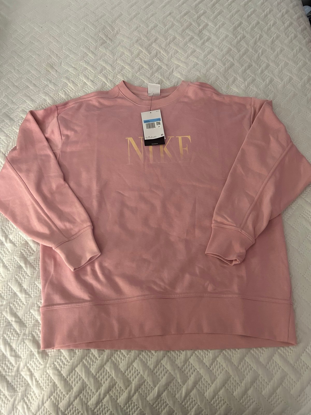 Nike Women’s Dri-Fit French Terry Training Top Size M