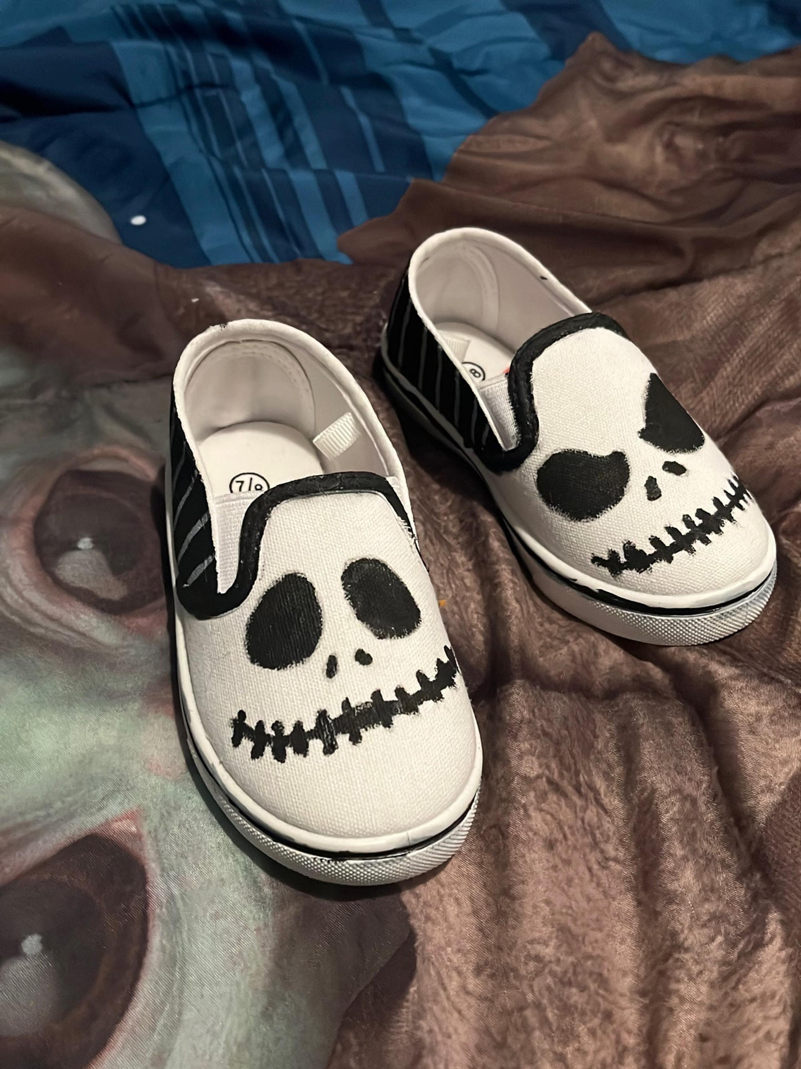 The Nightmare Before Christmas Shoes Slip-Ons Kids Size 11-12